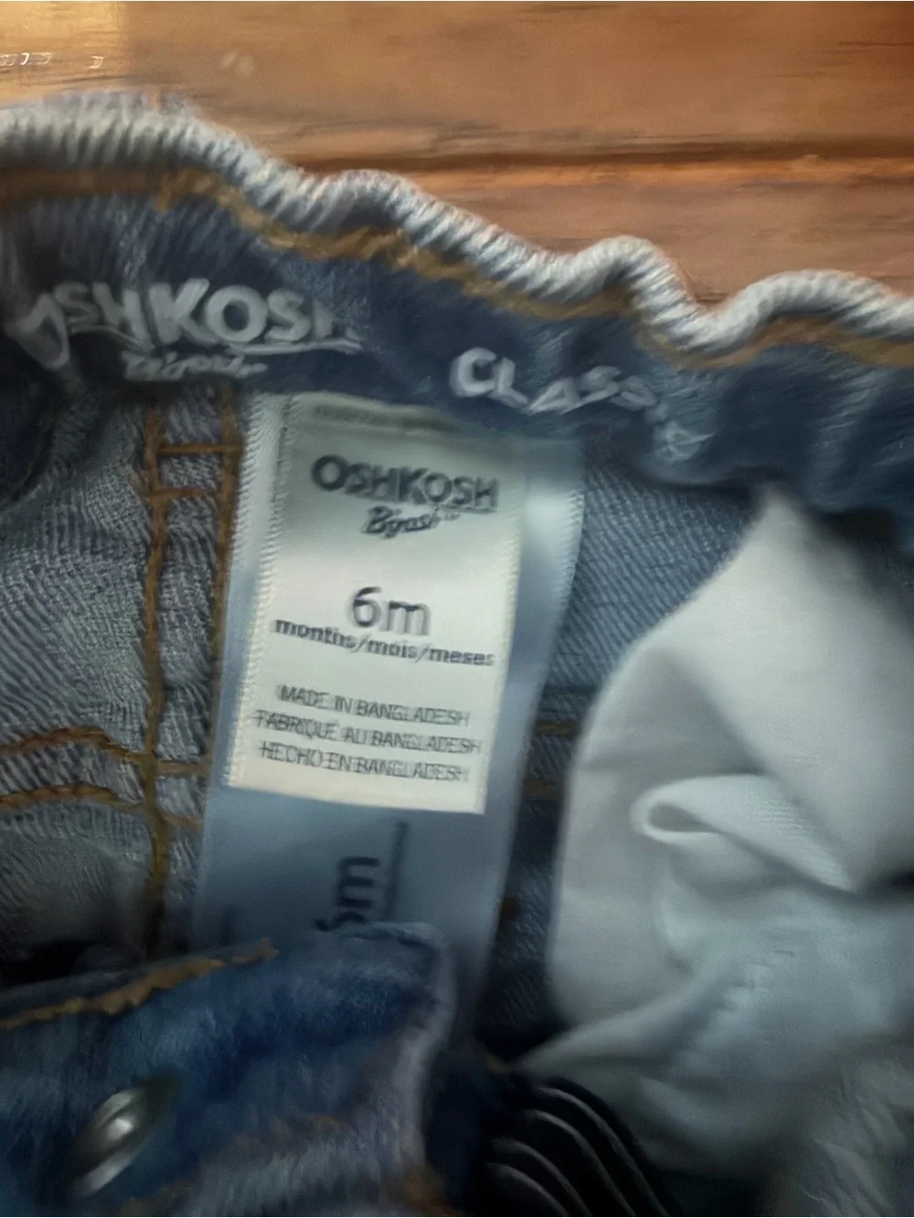 OshKosh B'gosh Light Blue Denim Baby Jeans